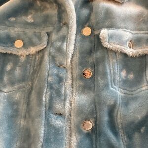 ASOS Blue Teddy Jacket